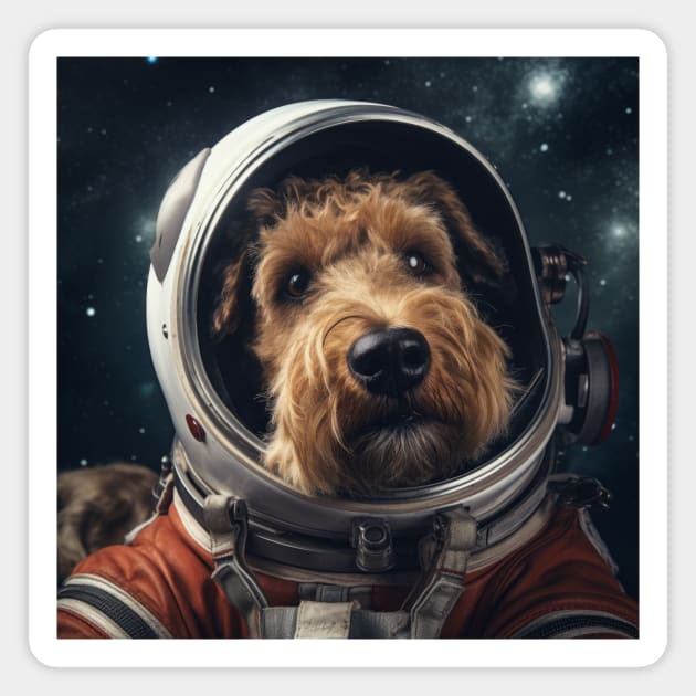 Astro Dog - Welsh Terrier Magnet by Merchgard